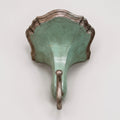Antique Pair of Pale Turquoise Sconces