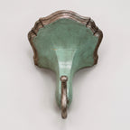 Antique Pair of Pale Turquoise Sconces