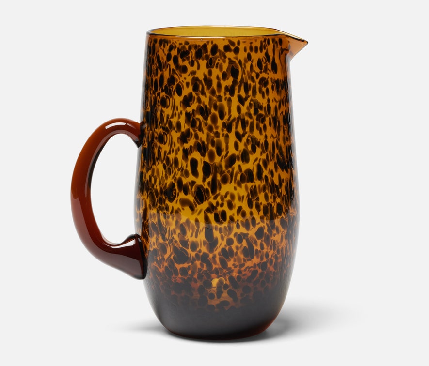 Tortoise Glass Pitcher