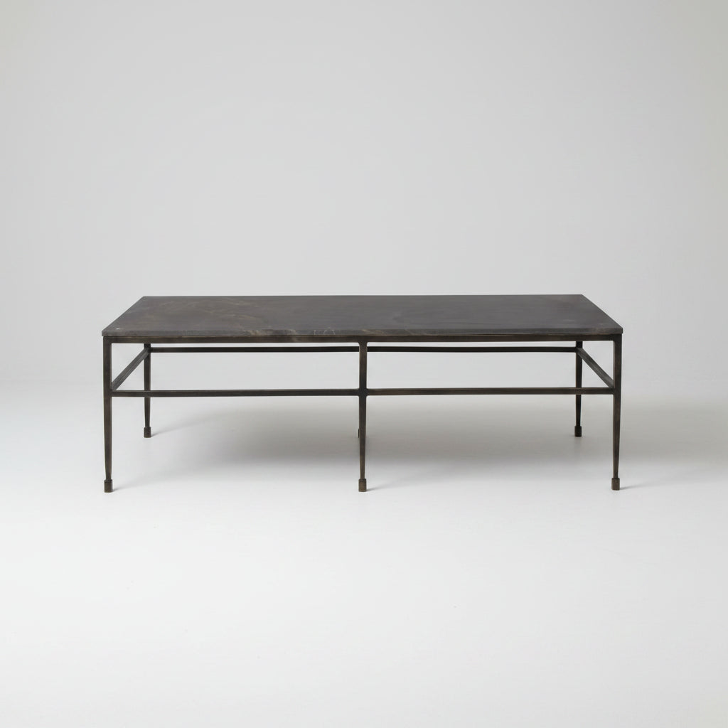 Honed Graffito Marble Cocktail Table