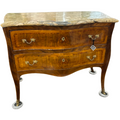 Antique Fossil Stone Top Commode