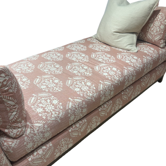Pink Block Print Daybed
