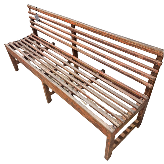 Rusty Red Bench