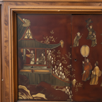 Marble Top Chinoiserie Sideboard