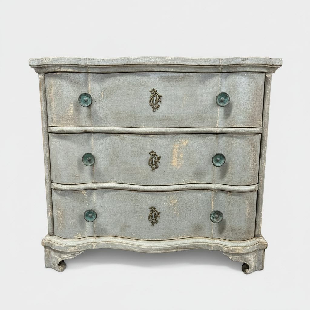 Antique Light Blue Chest of Drawers