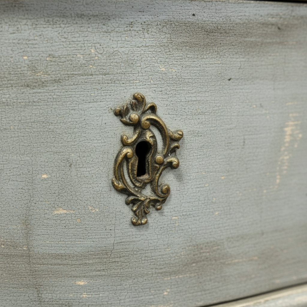 Antique Light Blue Chest of Drawers
