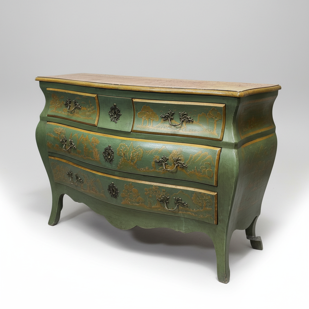 Sage Chinoiserie Commodes