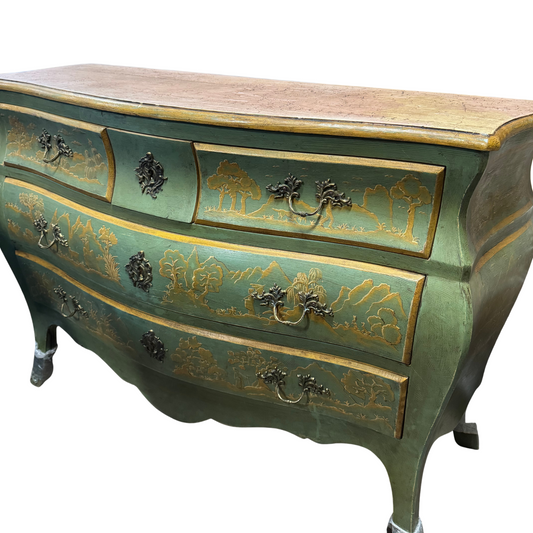 Sage Chinoiserie Commodes