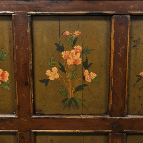 Antique Floral Console