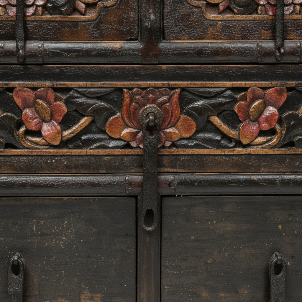 Black Chinese Chest