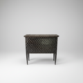 Antique Hand Carved Espresso Commode