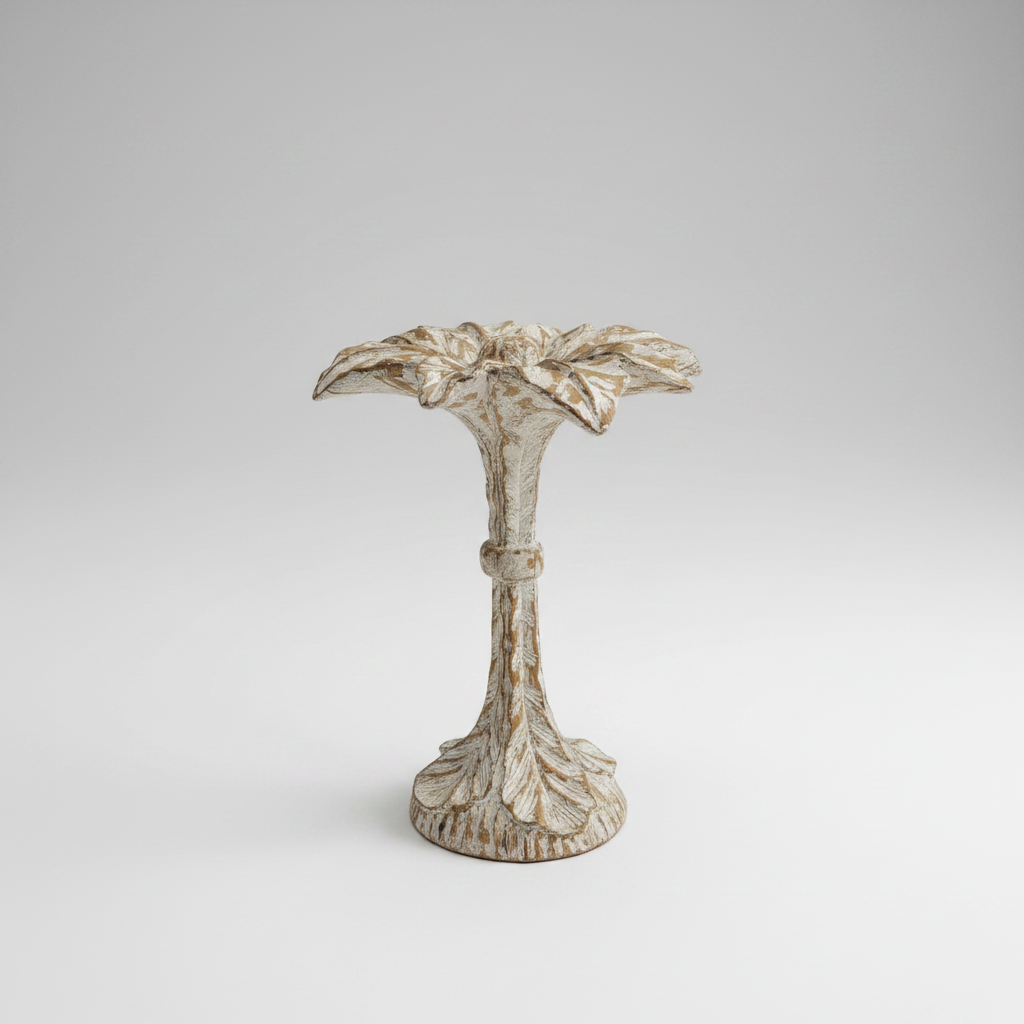 Carved Wooden Flower