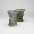 Tulip Shaped Urns, Pair