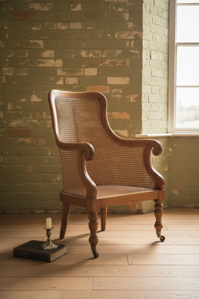 English Bergère Chair Circa 1840