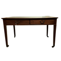 Antique Leather Top Writing Table
