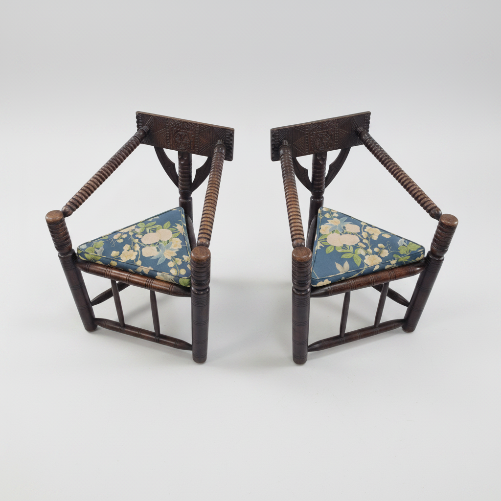 Pair of Mahogany Turner Chairs, 1890