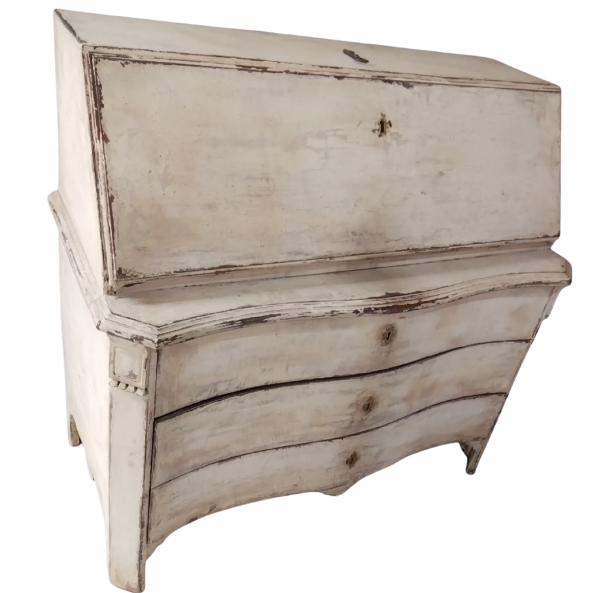 White Painted Bereau