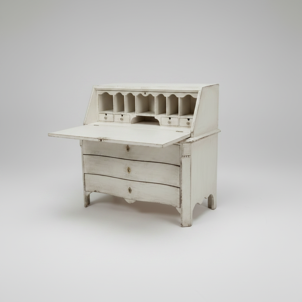 White Painted Bureau