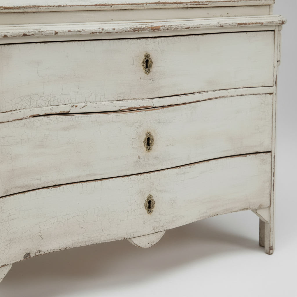 White Painted Bureau