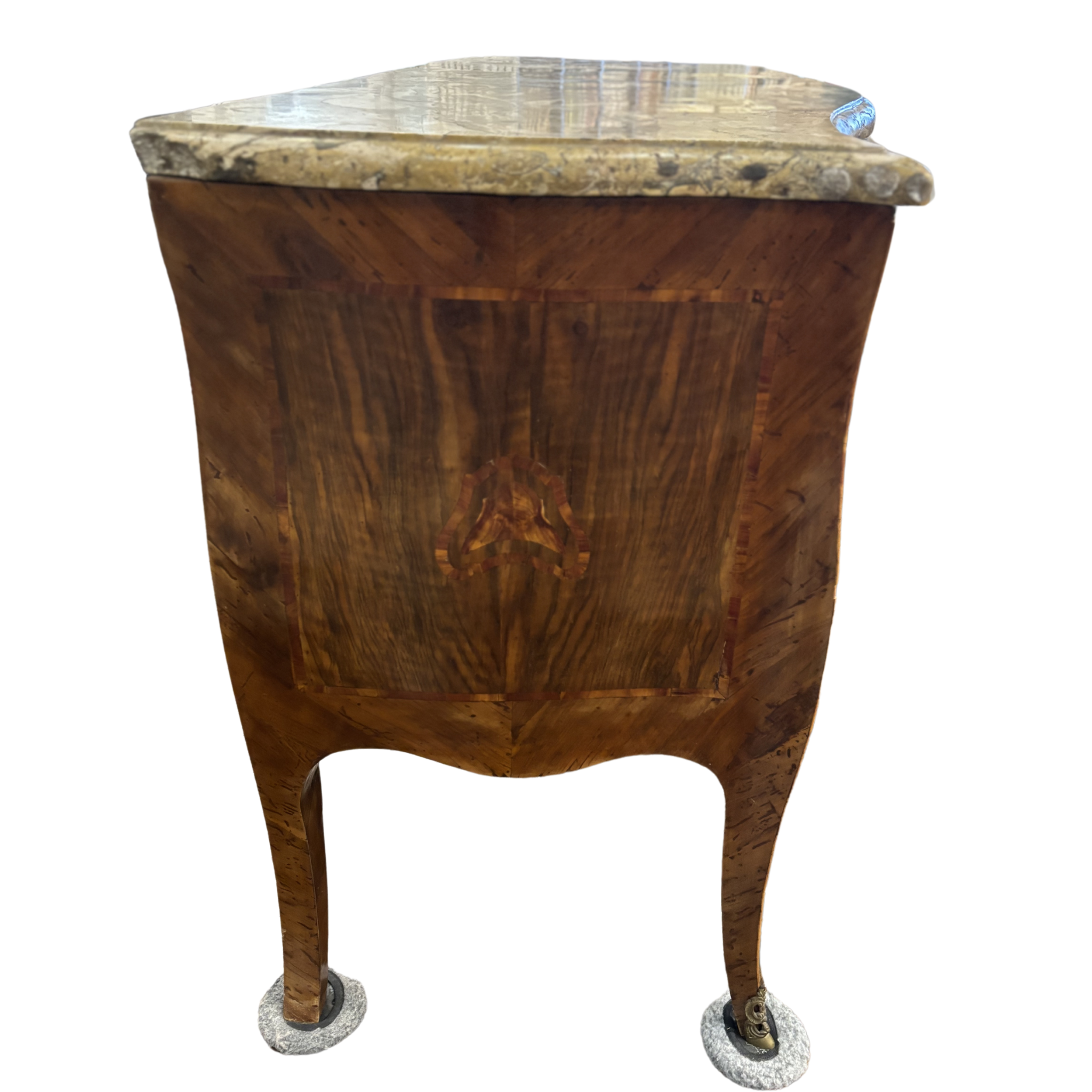 Antique Fossil Stone Top Commode