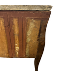 Antique Fossil Stone Top Commode