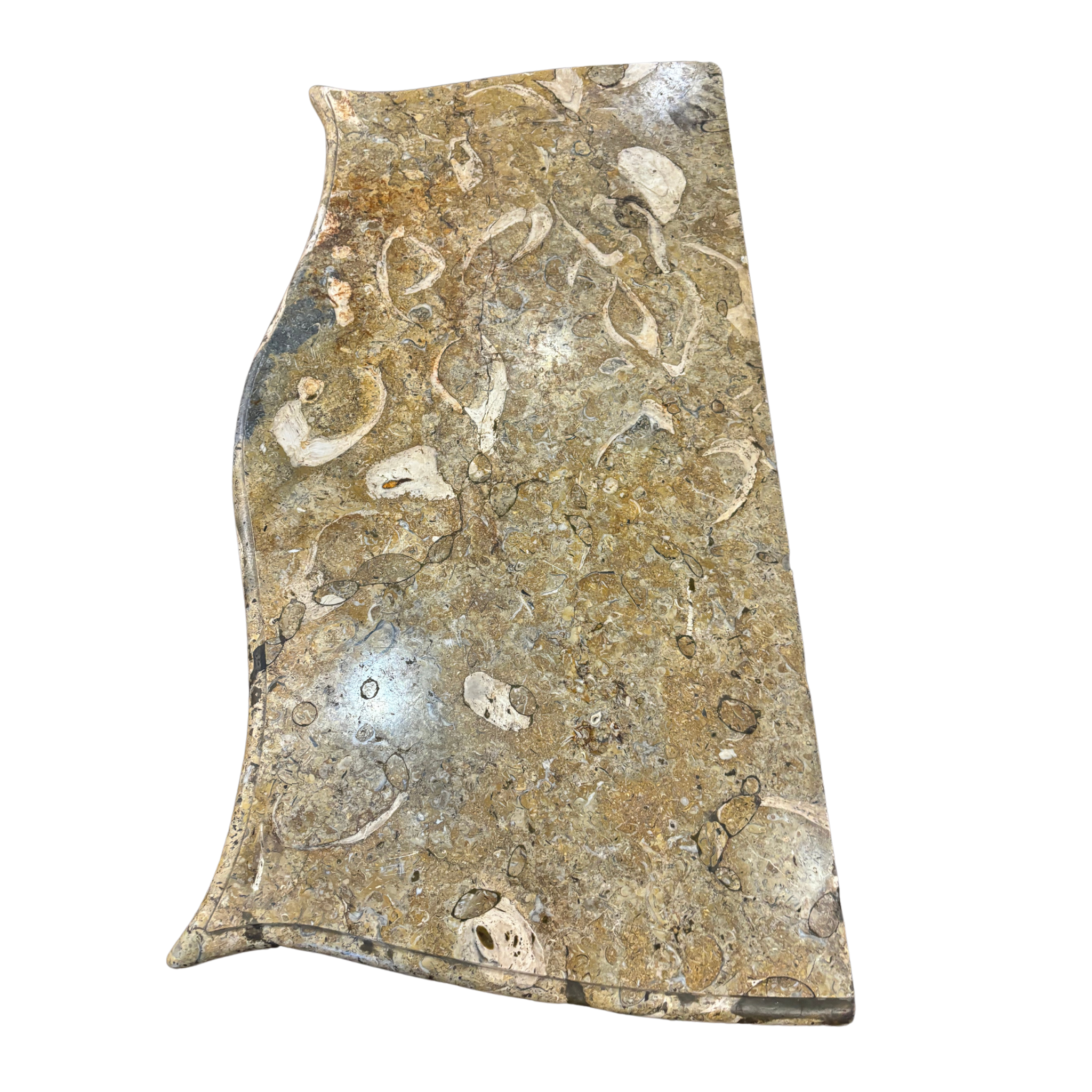 Antique Fossil Stone Top Commode