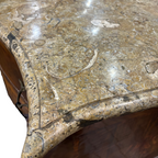 Antique Fossil Stone Top Commode