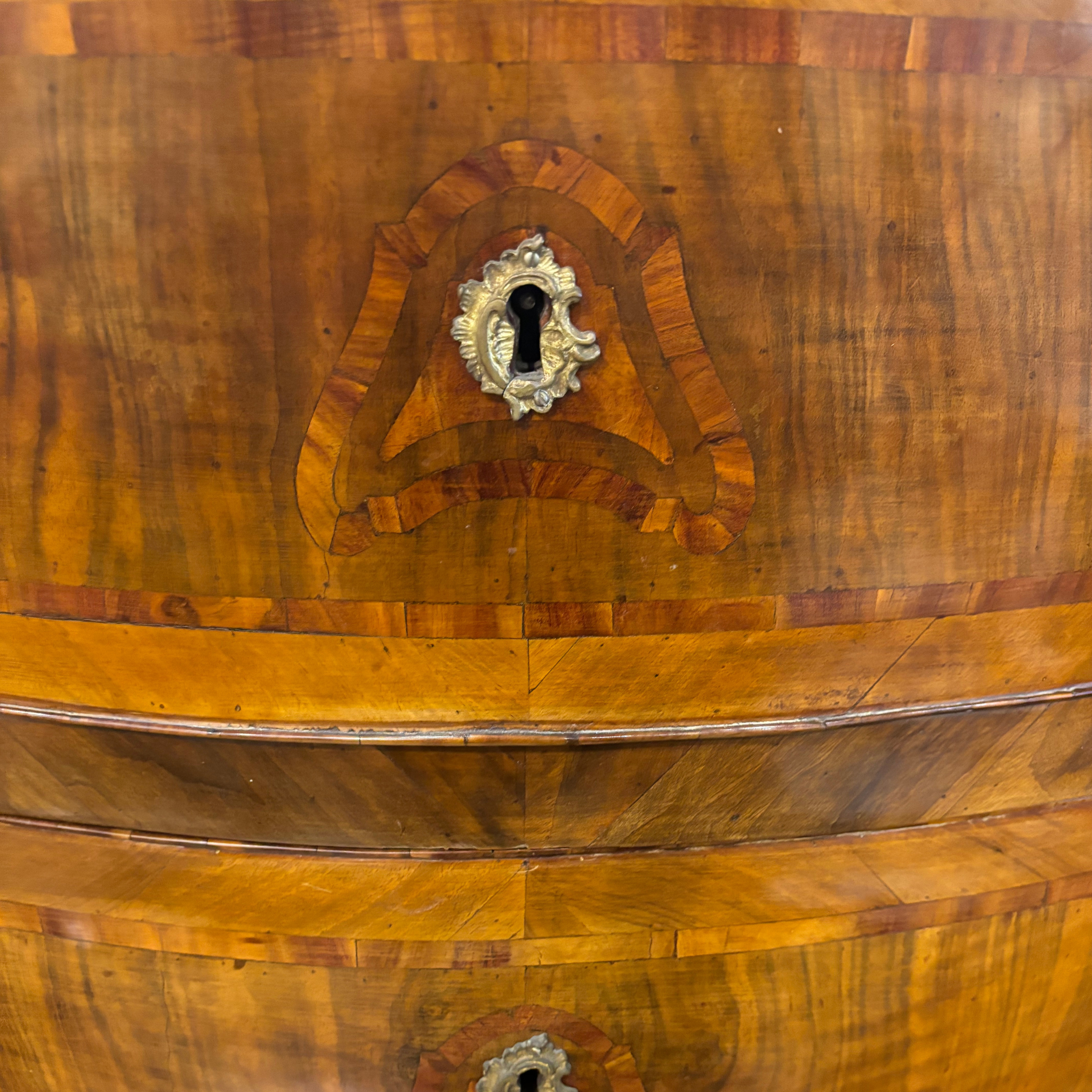 Antique Fossil Stone Top Commode