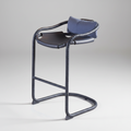 Leather Wrapped Barstool