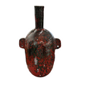 Moroccan Vase, Red Glaze