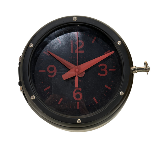 Deep Sea Wall Clock, Black