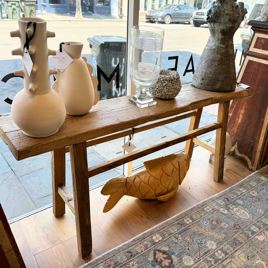 Primitive Wood Console