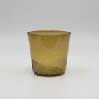Hand Blown Glasses, Set of 4, Bronze