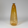 Tall Optic Hand Blown Glass Vase in Aurora