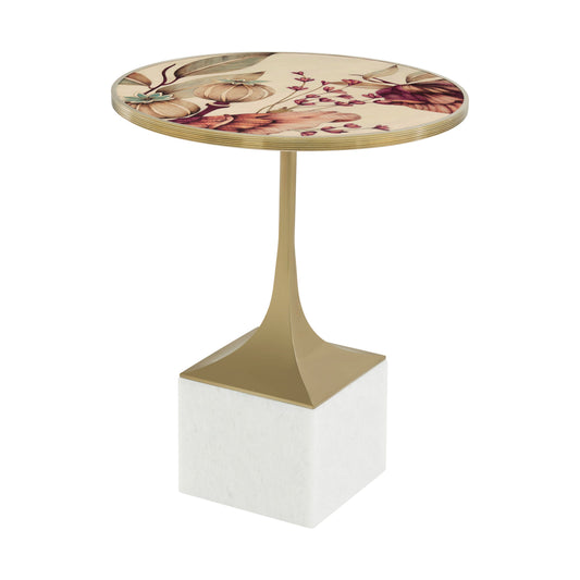 Floral Side Table