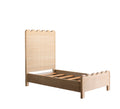 Scalloped Wicker Bed, Queen