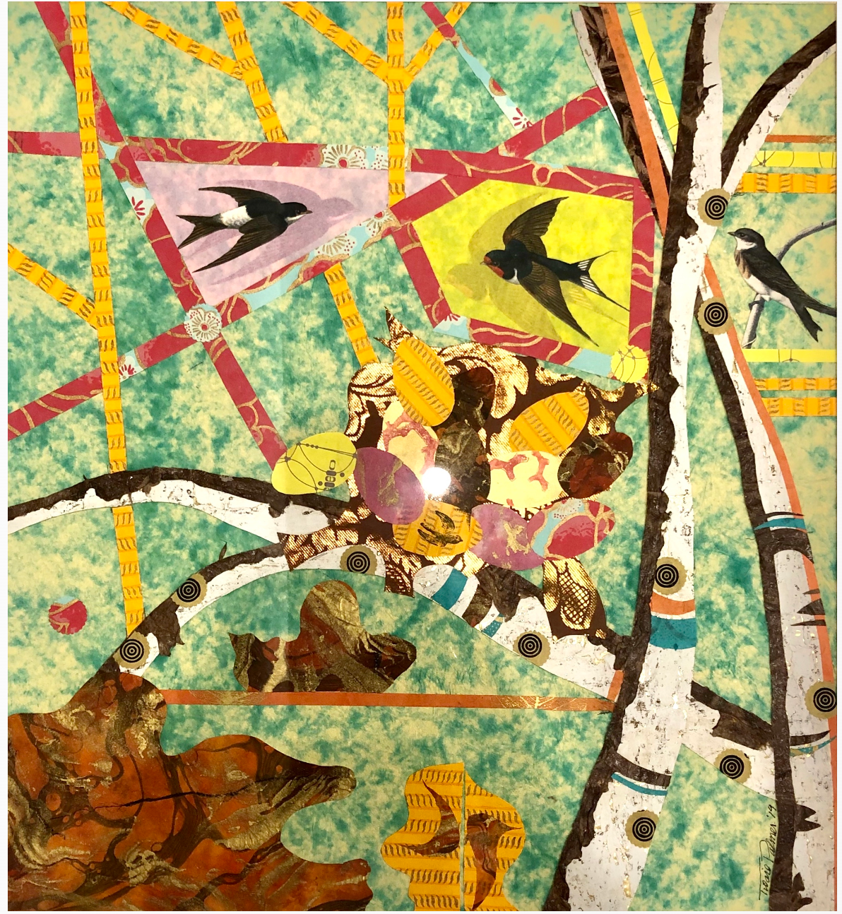 Birds in the Tree with Eggs