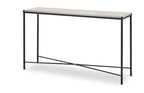 Greek Limestone and Brass Console Table