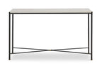 Greek Limestone and Brass Console Table