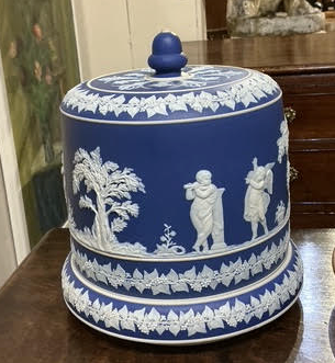 Wedgwood Jasper Dome with Plate, 1860
