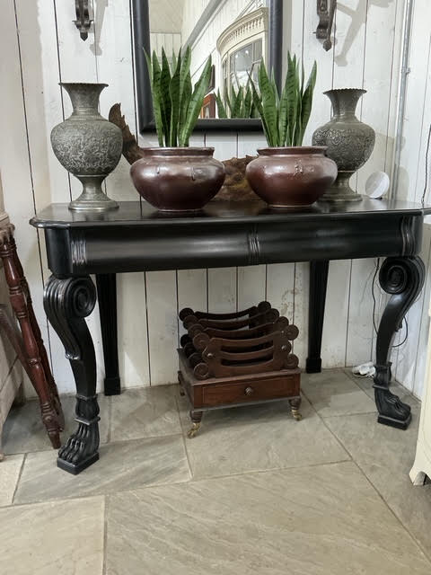 Ebonised Irish Serving Table