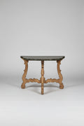 Marble Top Gueridon Table, Painted Base