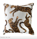 Outdoor Pillow in Cheetah Kings, Stone