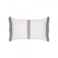 Outdoor Lumbar in Plush Ice with Faux Down Insert