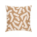 Outdoor Pillow in Bedrock Caramel with Faux Down Insert