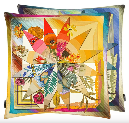 Botanic Kaleidoscope Pillow