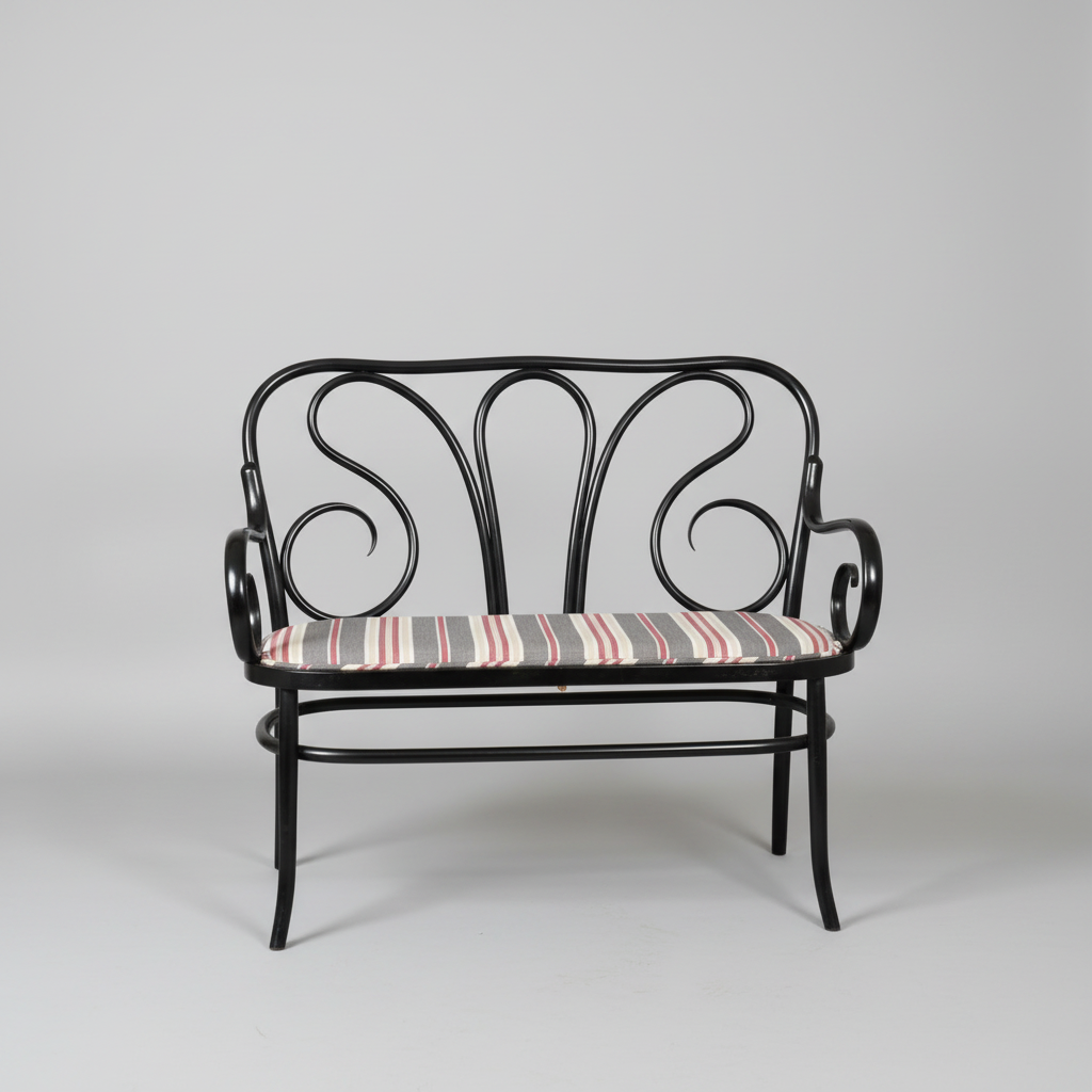 Thonet Bentwood Bench, 1920's