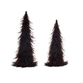 Feather Trees, Burgundy, Short