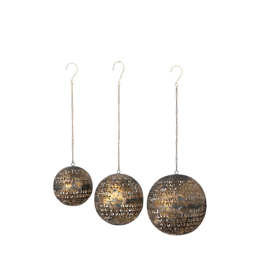 Cut-Out Metal Ball Ornament